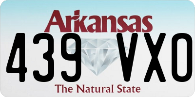 AR license plate 439VXO