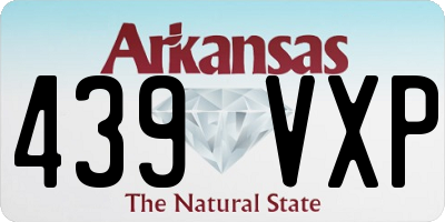 AR license plate 439VXP