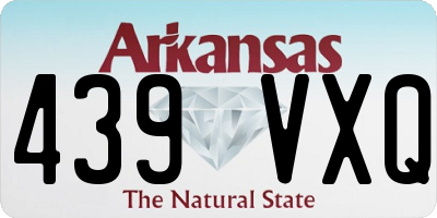 AR license plate 439VXQ
