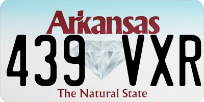 AR license plate 439VXR
