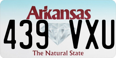 AR license plate 439VXU
