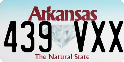 AR license plate 439VXX