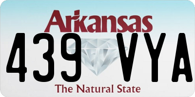 AR license plate 439VYA