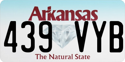 AR license plate 439VYB
