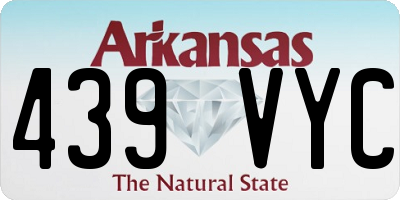 AR license plate 439VYC