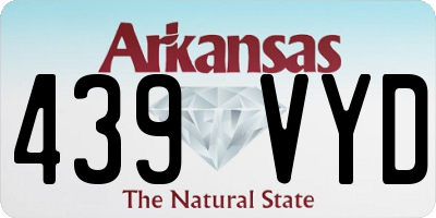 AR license plate 439VYD