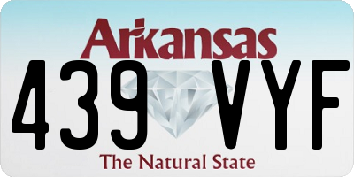 AR license plate 439VYF
