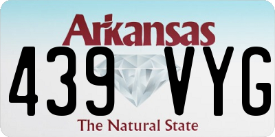 AR license plate 439VYG
