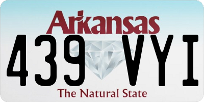 AR license plate 439VYI