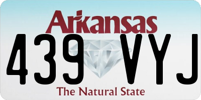 AR license plate 439VYJ