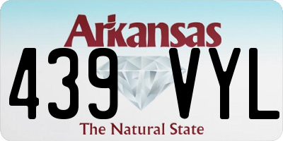 AR license plate 439VYL