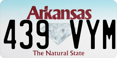 AR license plate 439VYM