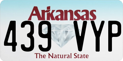 AR license plate 439VYP