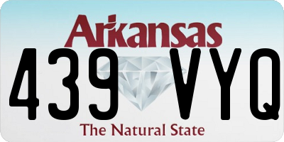 AR license plate 439VYQ