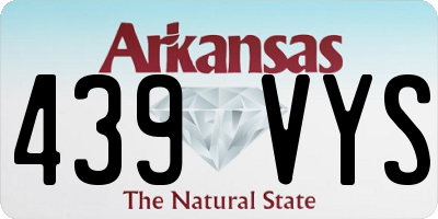 AR license plate 439VYS