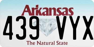 AR license plate 439VYX