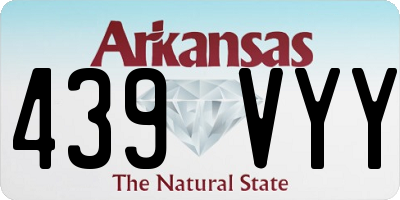AR license plate 439VYY