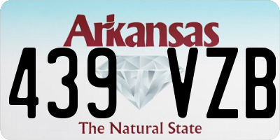 AR license plate 439VZB