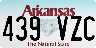 AR license plate 439VZC