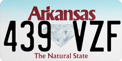 AR license plate 439VZF