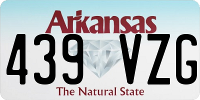 AR license plate 439VZG