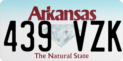 AR license plate 439VZK