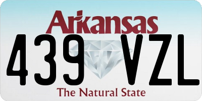 AR license plate 439VZL
