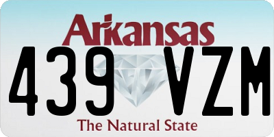 AR license plate 439VZM