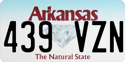 AR license plate 439VZN
