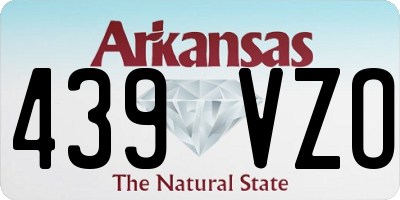 AR license plate 439VZO