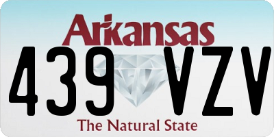 AR license plate 439VZV