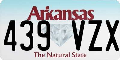 AR license plate 439VZX