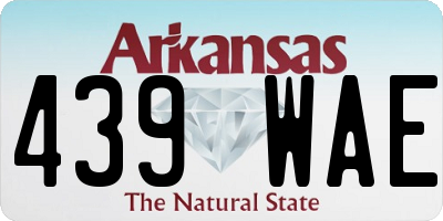 AR license plate 439WAE