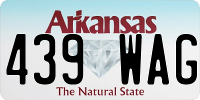 AR license plate 439WAG