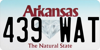 AR license plate 439WAT