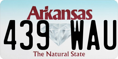 AR license plate 439WAU