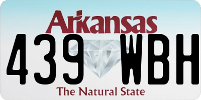 AR license plate 439WBH