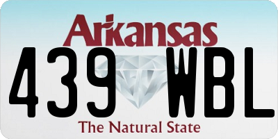AR license plate 439WBL