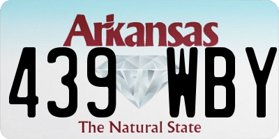 AR license plate 439WBY