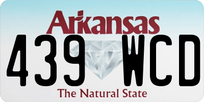 AR license plate 439WCD