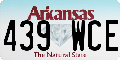 AR license plate 439WCE