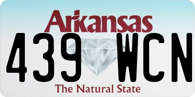 AR license plate 439WCN