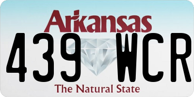 AR license plate 439WCR