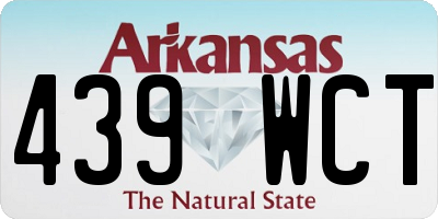 AR license plate 439WCT