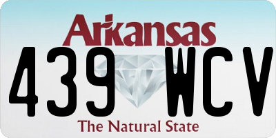 AR license plate 439WCV