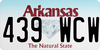 AR license plate 439WCW