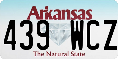 AR license plate 439WCZ