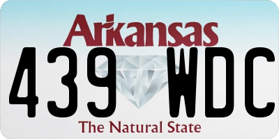 AR license plate 439WDC