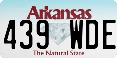 AR license plate 439WDE