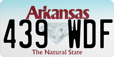 AR license plate 439WDF